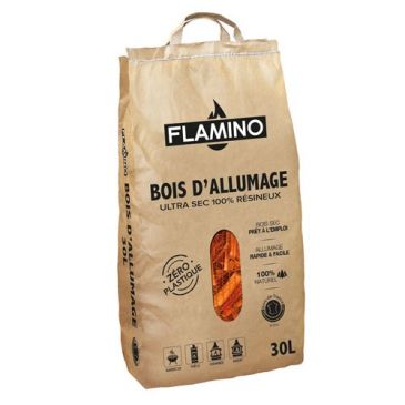 Bois d'allumage 30l sac kraft -LDD