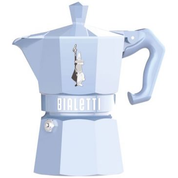 Cafetière italienne 3 tasses Bleu Pastel - Moka Exclusive