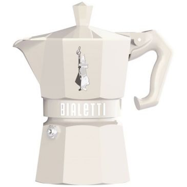 Cafetière italienne 3 tasses Crème - Moka Exclusive