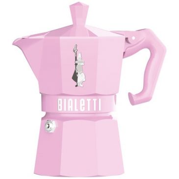 Cafetière italienne 3 tasses Rose Pastel - Moka Exclusive