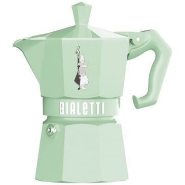 Cafetière italienne 3 tasses Vert Pastel - Moka Exclusive