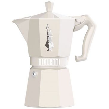 Cafetière italienne 6 tasses Crème - Moka Exclusive