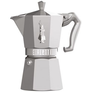 Cafetière italienne 6 tasses Silver - Moka Exclusive