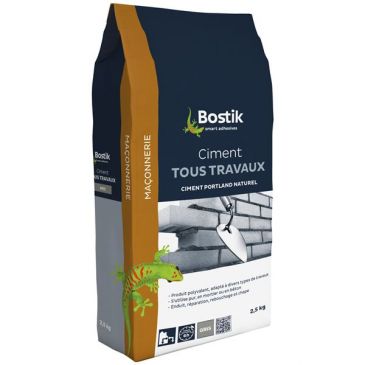 Ciment gris tous travaux 2.5kg