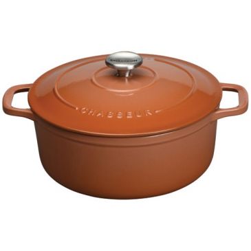 Cocotte en fonte ronde 20 cm Chestnut - Sublime