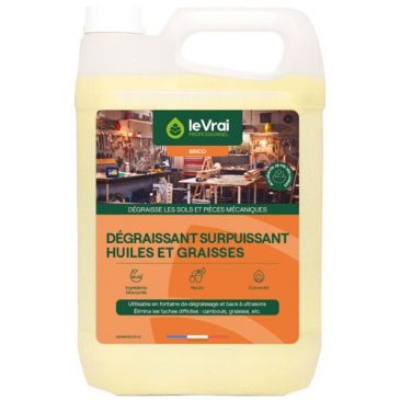 Dégraissant surpuissant huiles et graisses 5 L