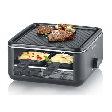 Mini gril/raclette 4 personnes - 2360