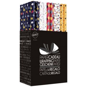 Papier cadeau 2x0.70m box 60 rouleaux premium permanent