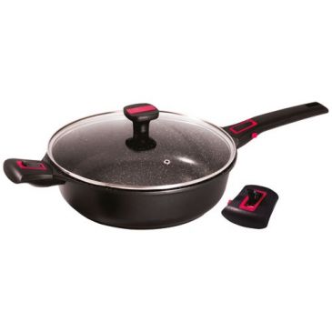 Sauteuse 24 cm avec couvercle -  Granit Pro