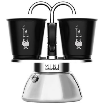 Set cafetière italienne 2 tasses - Mini Express Induction