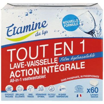 Boîte 60 tablettes lave-vaisselle - Tout-en-1