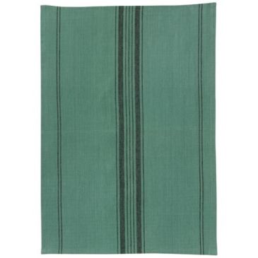 Torchon 50 x 70 cm Rayures Vert de Gris - Kilia